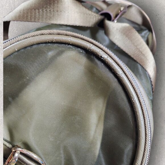 Joan & David Quilted Olive Green Pet Carrier Travel Bag Sherpa Pad Small Animal - Picture 10 of 14